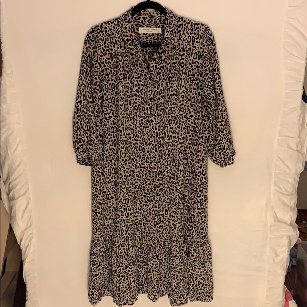 Sonnet James CELINE - RUFFLE HEM MIDI DRESS